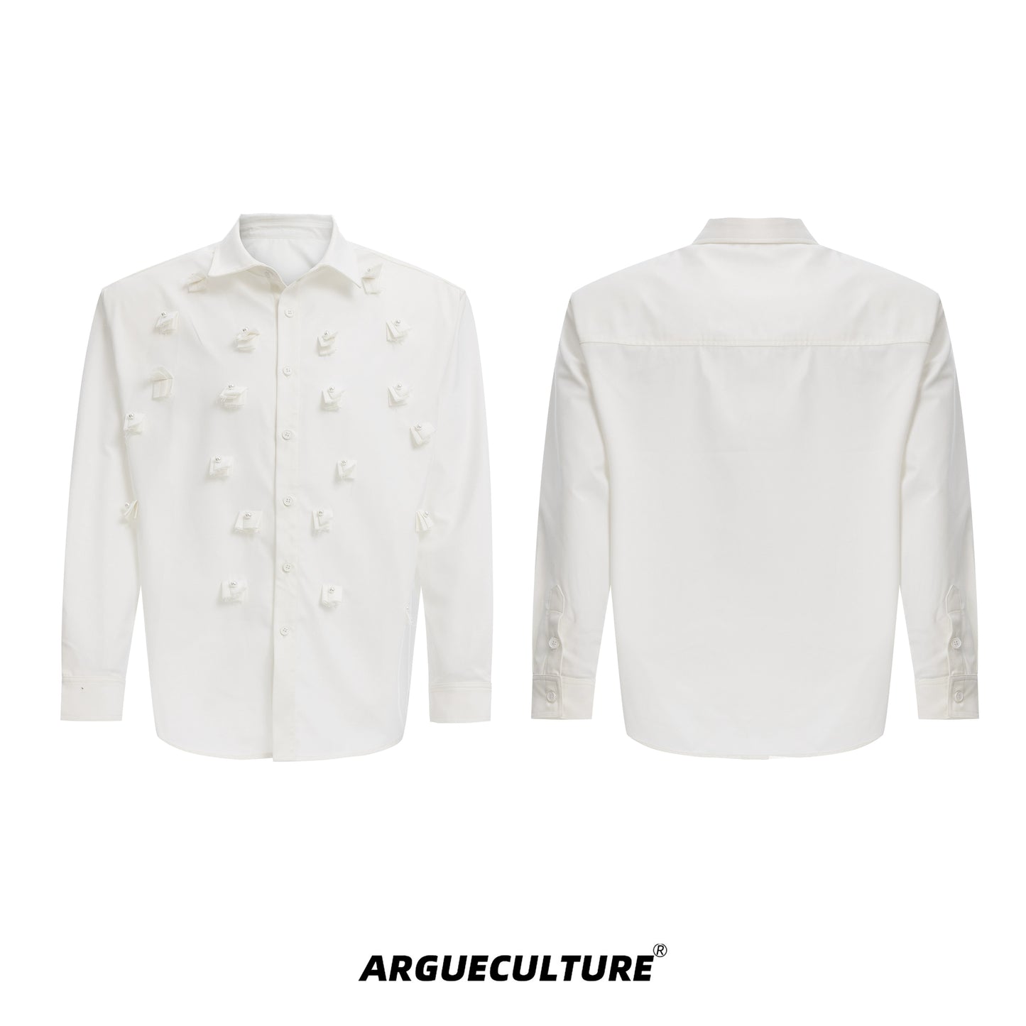 Pearl Decor Long Sleeve Shirt WN14921
