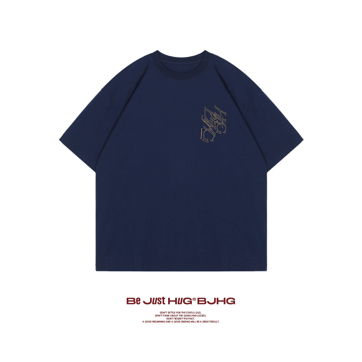 Letter Design Oversize Short Sleeve T-Shirt WN13175