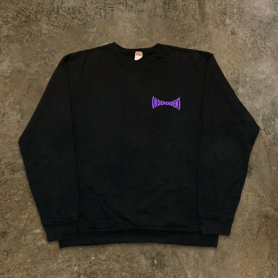 Graphic Letter Print Oversize Long Sleeve T-Shirt WN16228