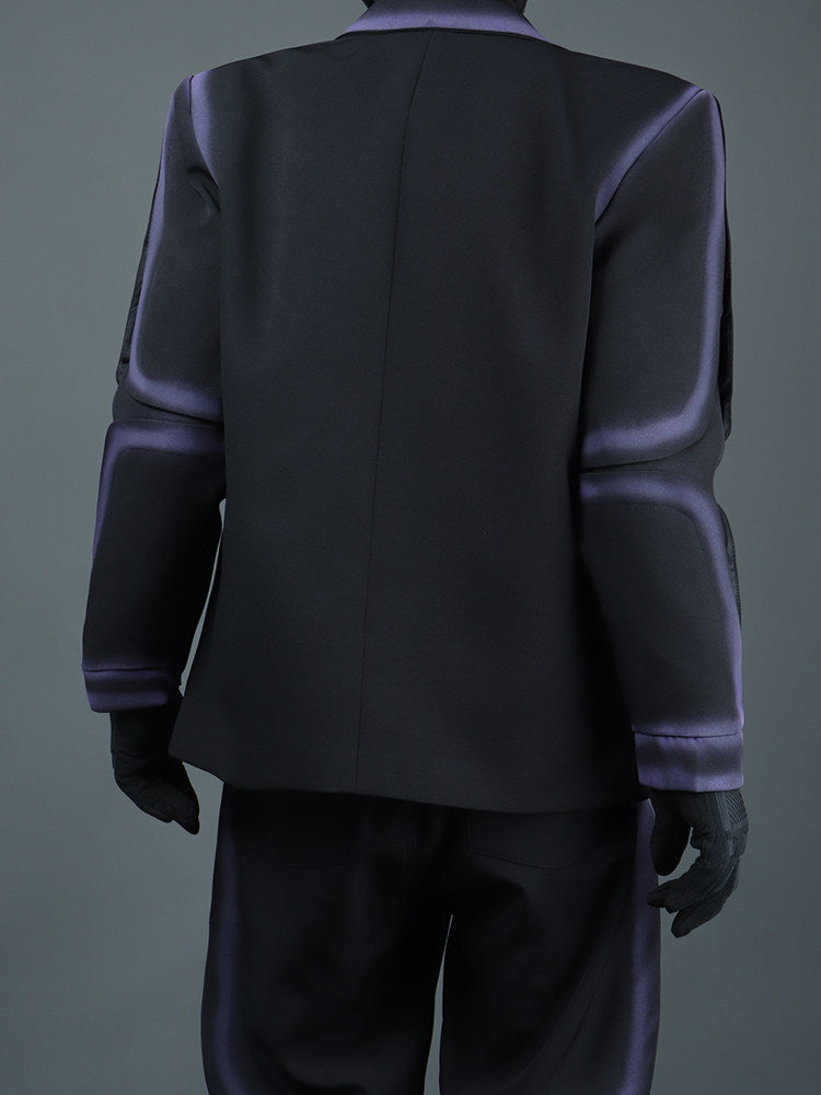 Oversize Line Design Tailored Jacket & Line Design Stragiht Trousers Setup WN23707