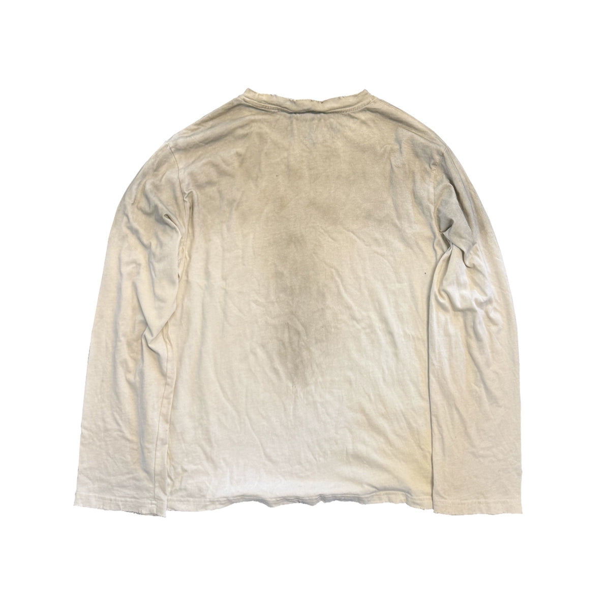 Spray Dye Letter Design Long Sleeve T-Shirt WN16817