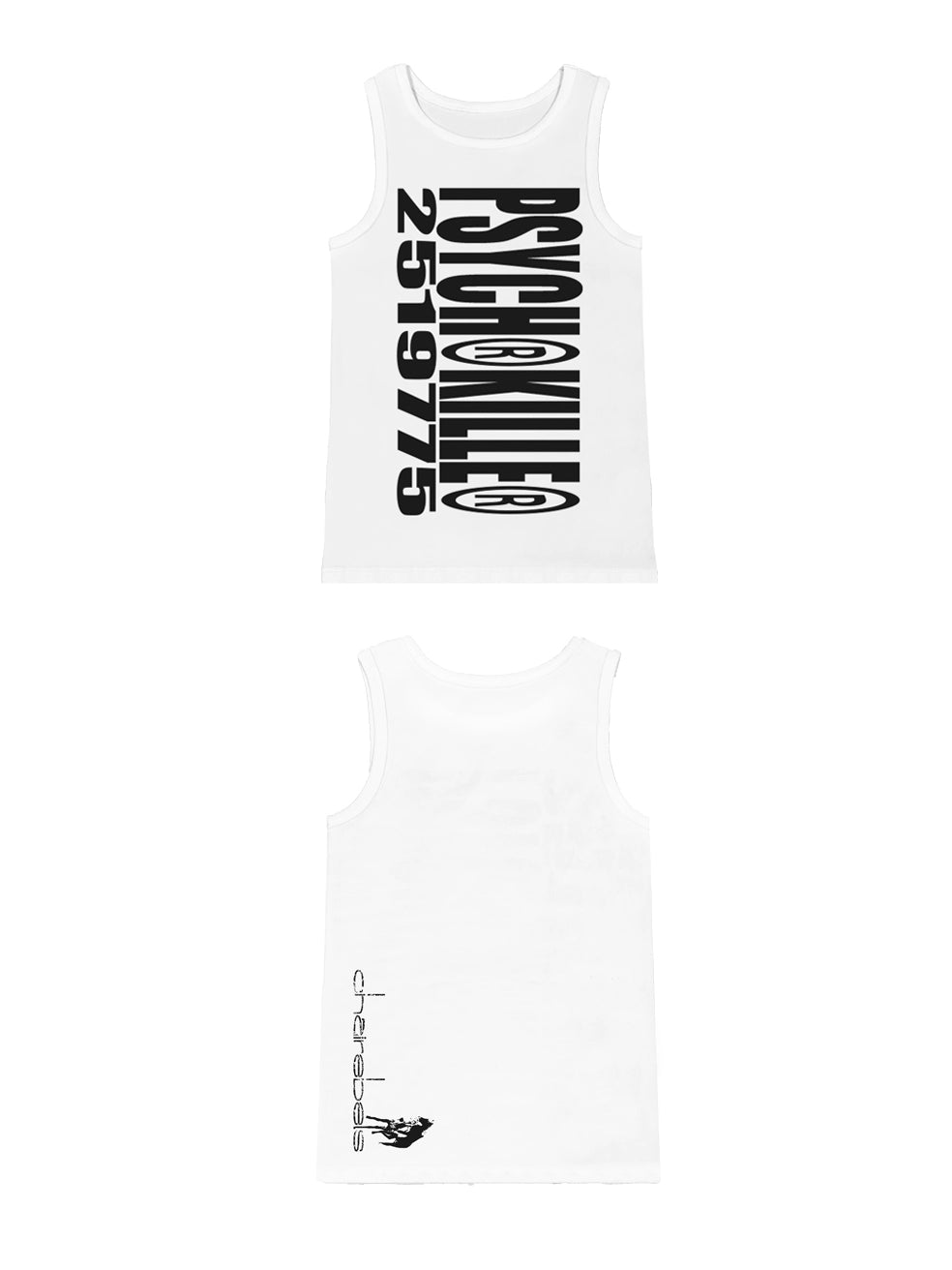 Number Print Ribbed Tank Top WN19067