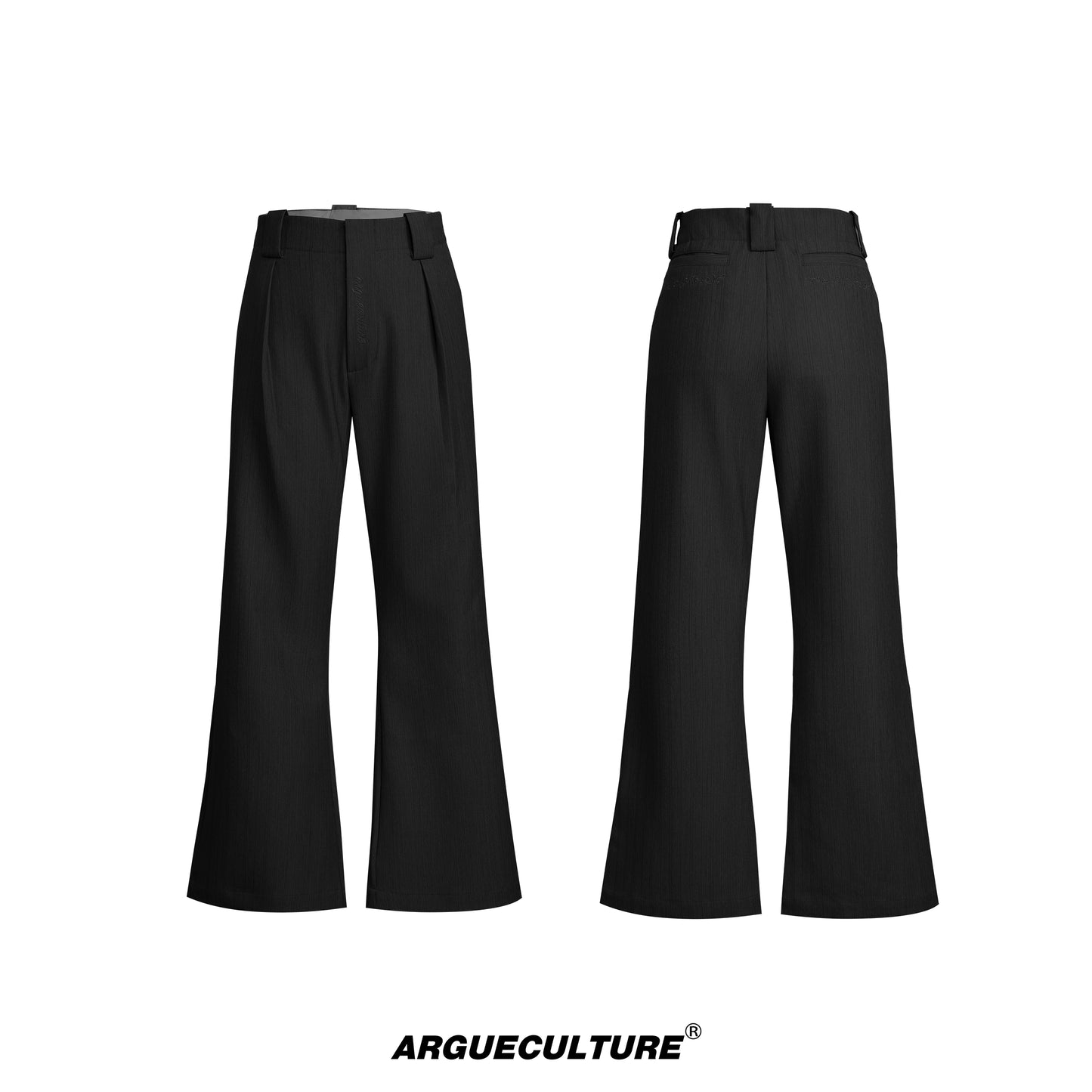 Embroidery Flare Trousers WN18365