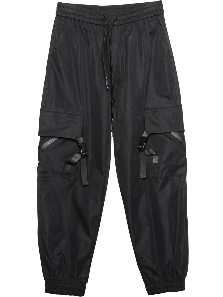 Multi Pocket Drawstring Cargo Pants WN22318