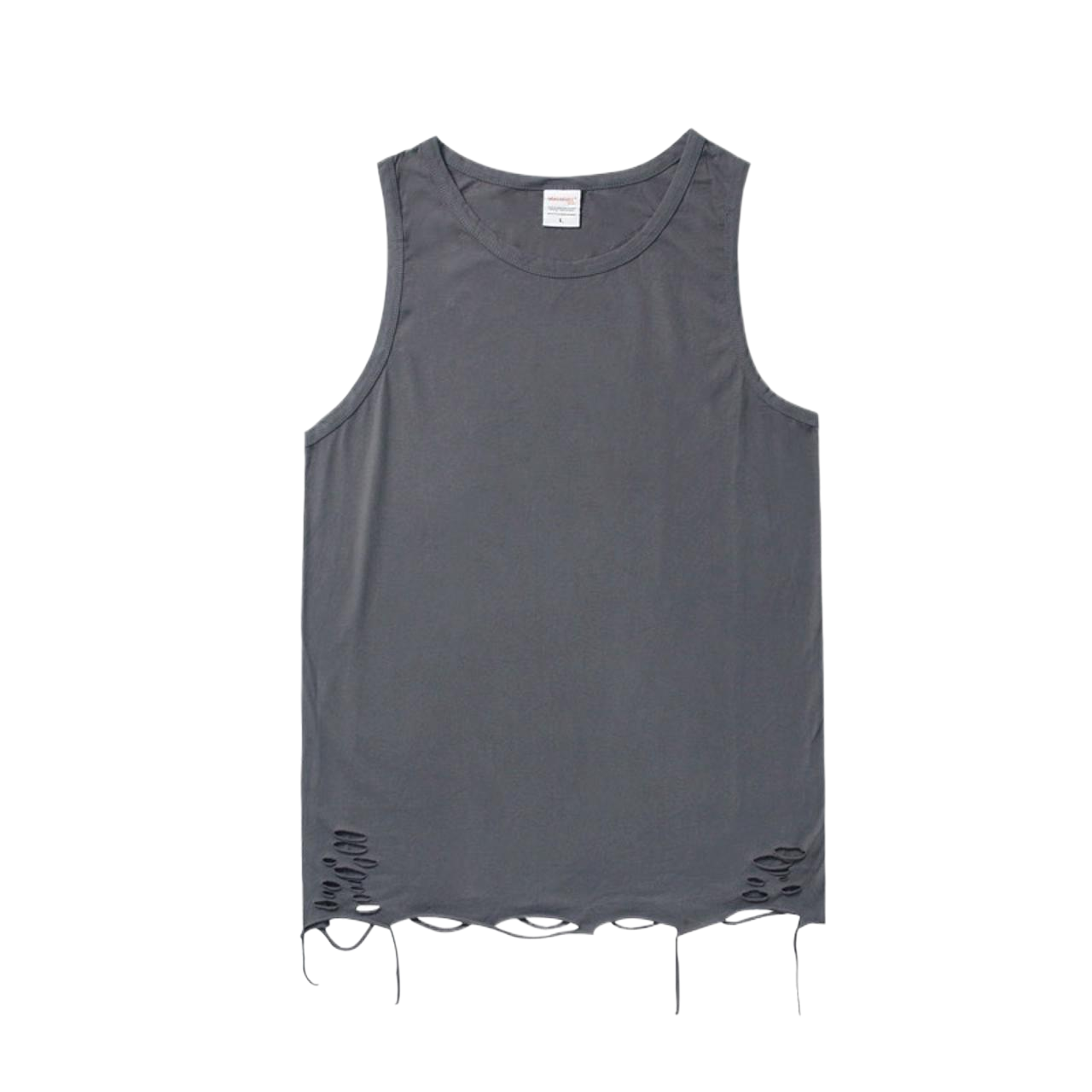 Wash Oversize Damage Tank Top WN5590