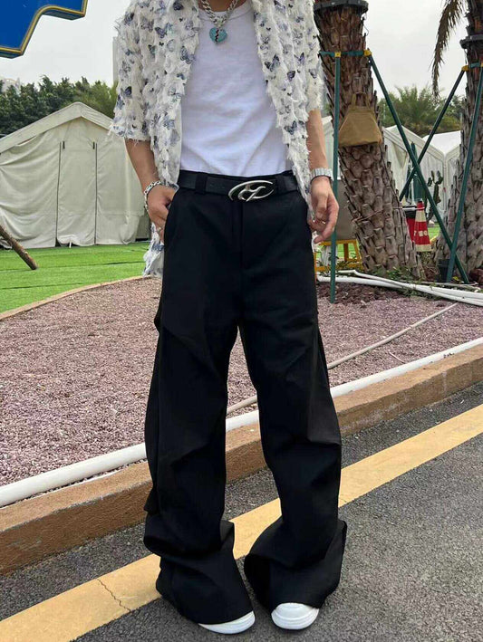 Extra Long Wide Leg Pants WN24118