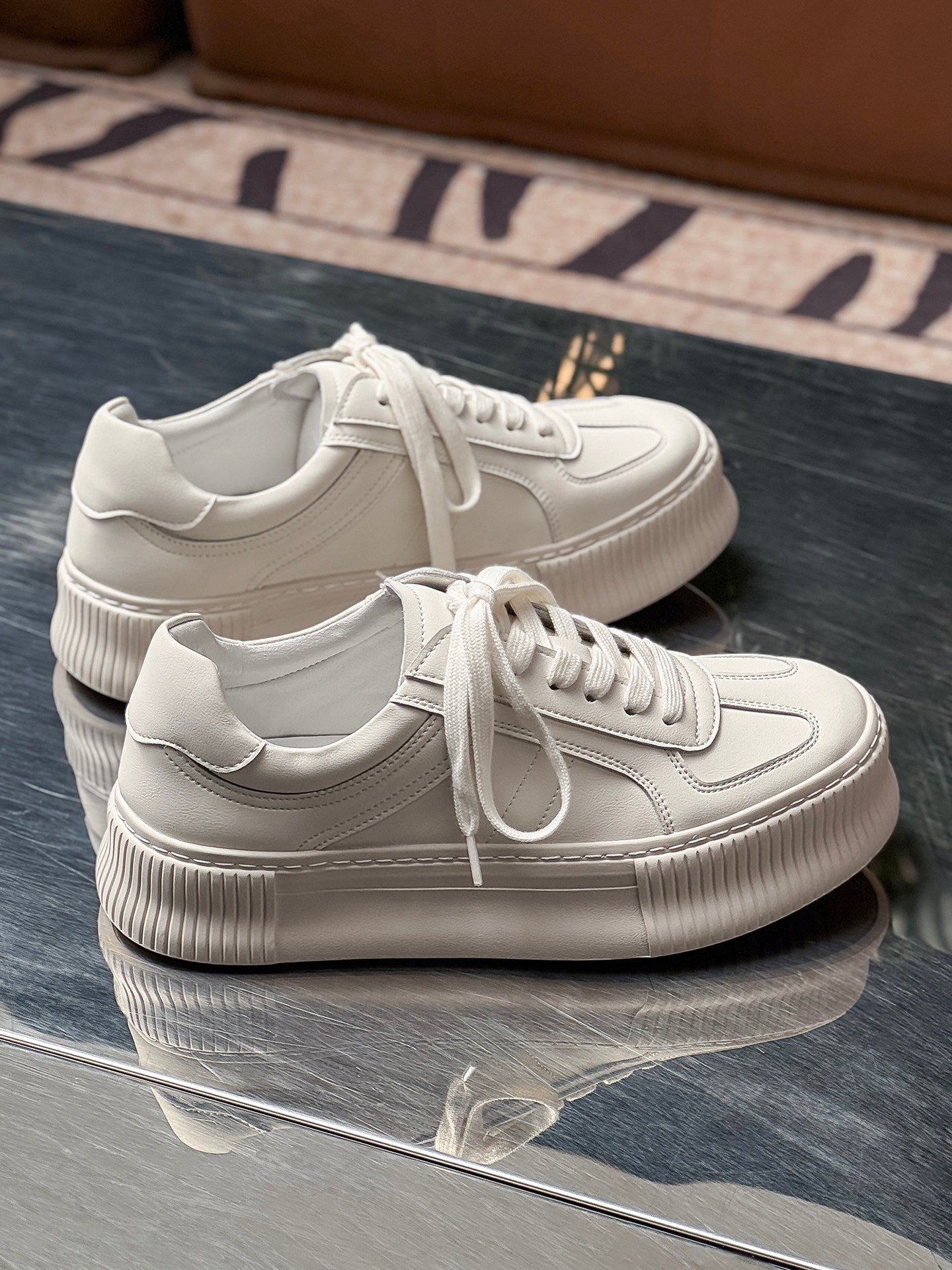 Rope Lace Platform Sneakers WN24536