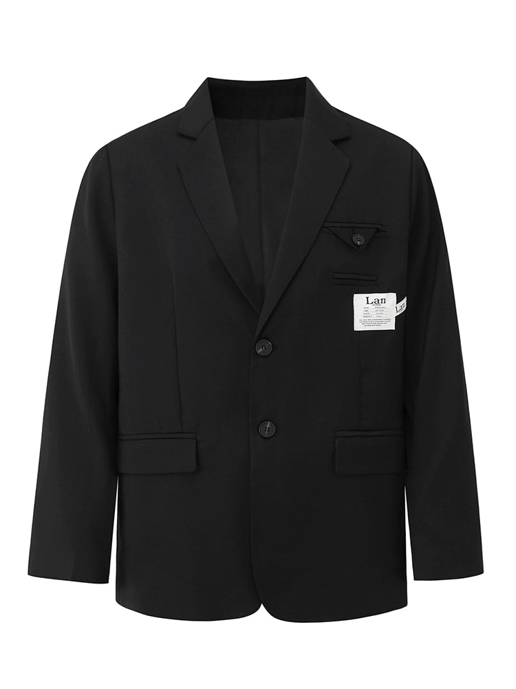 Patch Embroidery Design Tailored Jacket WN20240