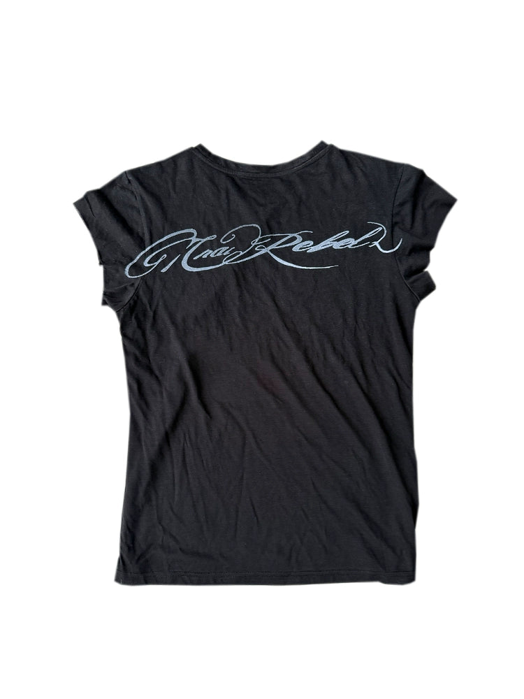 Graphic Print Sleeveless T-Shirt WN19069