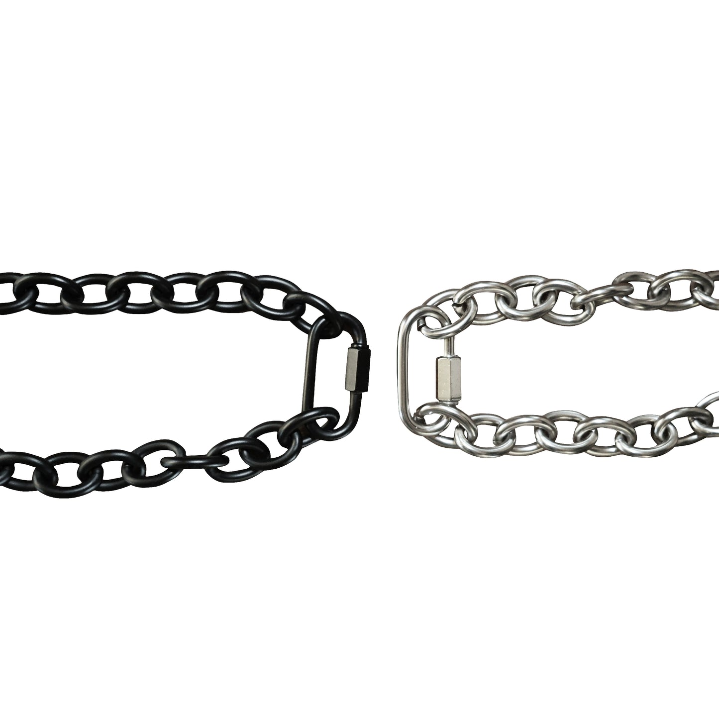 Two-Tone Adjustable Padlock Chain Necklace WN17244