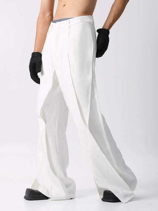 Irregular Design Flare Trousers WN18600