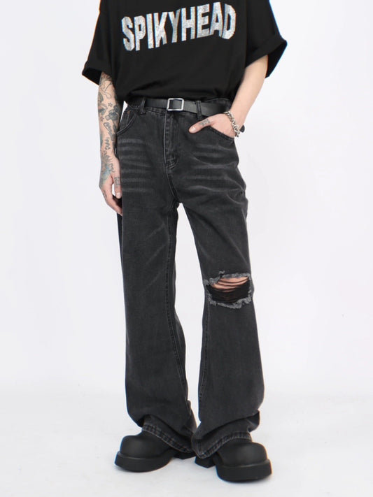 Wash Micro Flare Denim Jeans WN5273