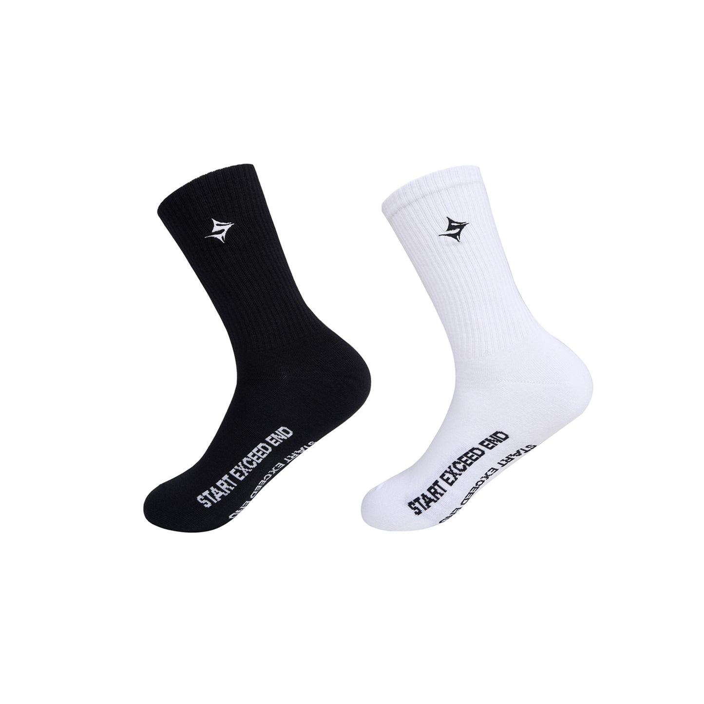 Letter Embroidery Mid-Calf Socks WN15470