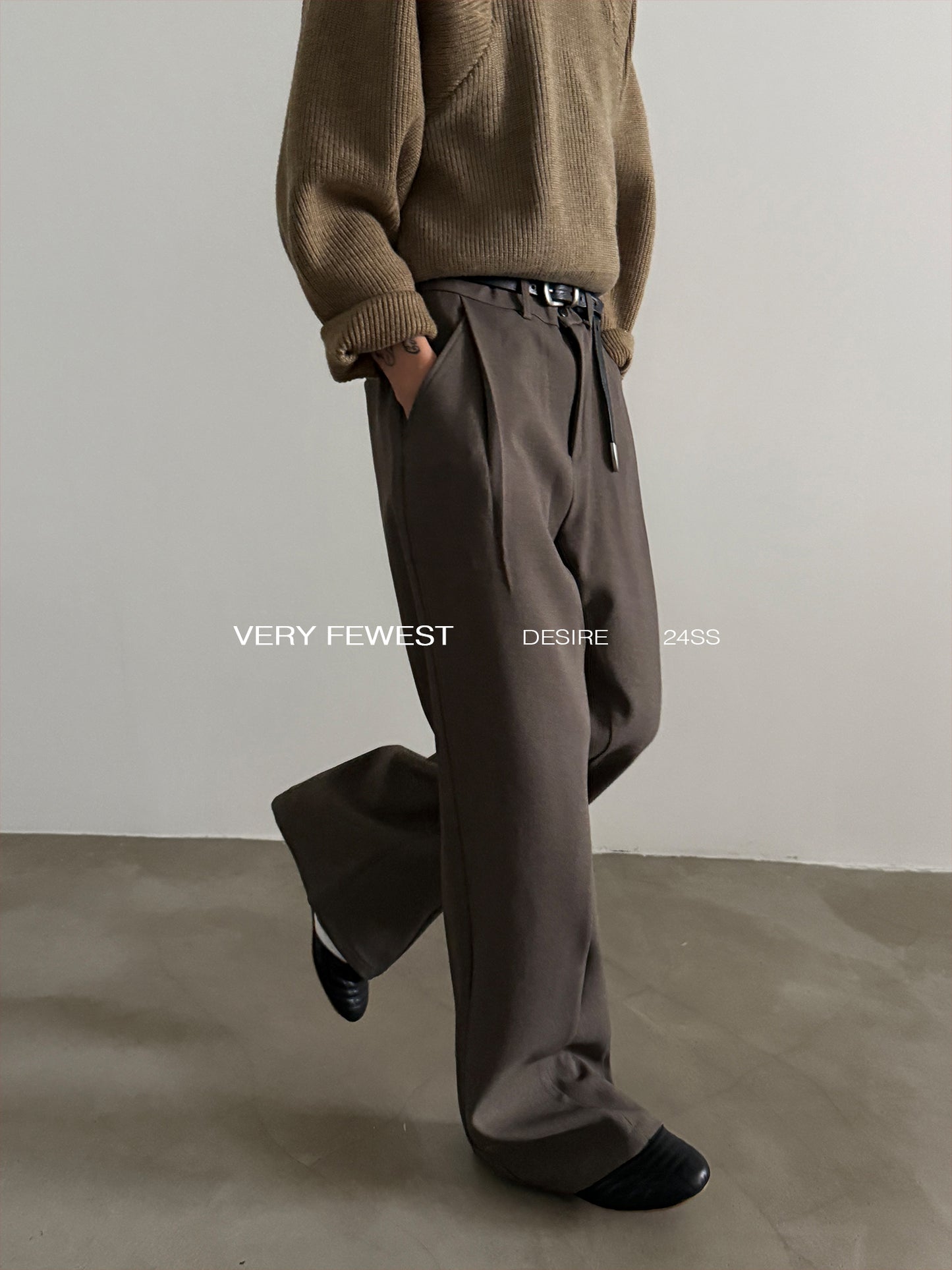 Draped Flare Trousers WN15270