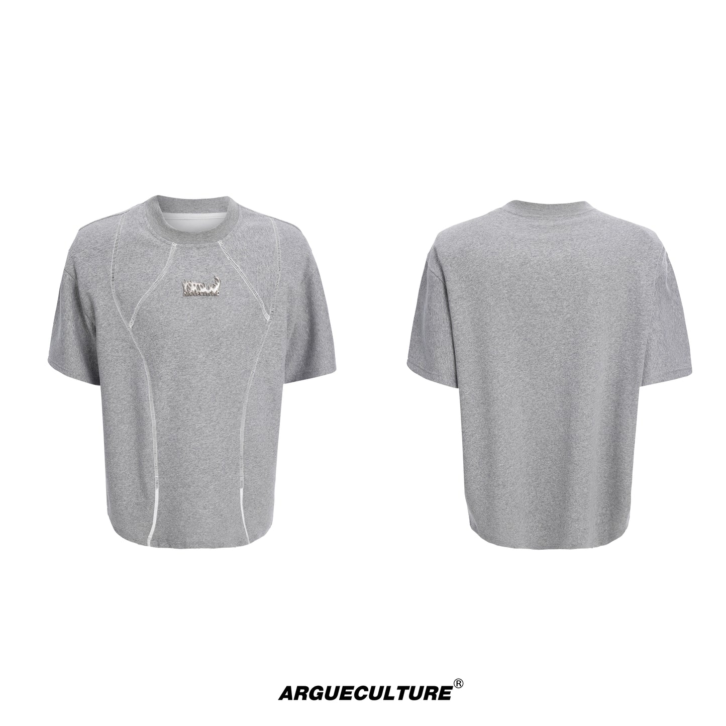 Deconstructed Metal Detail Short Sleeve T-Shirt WN18387