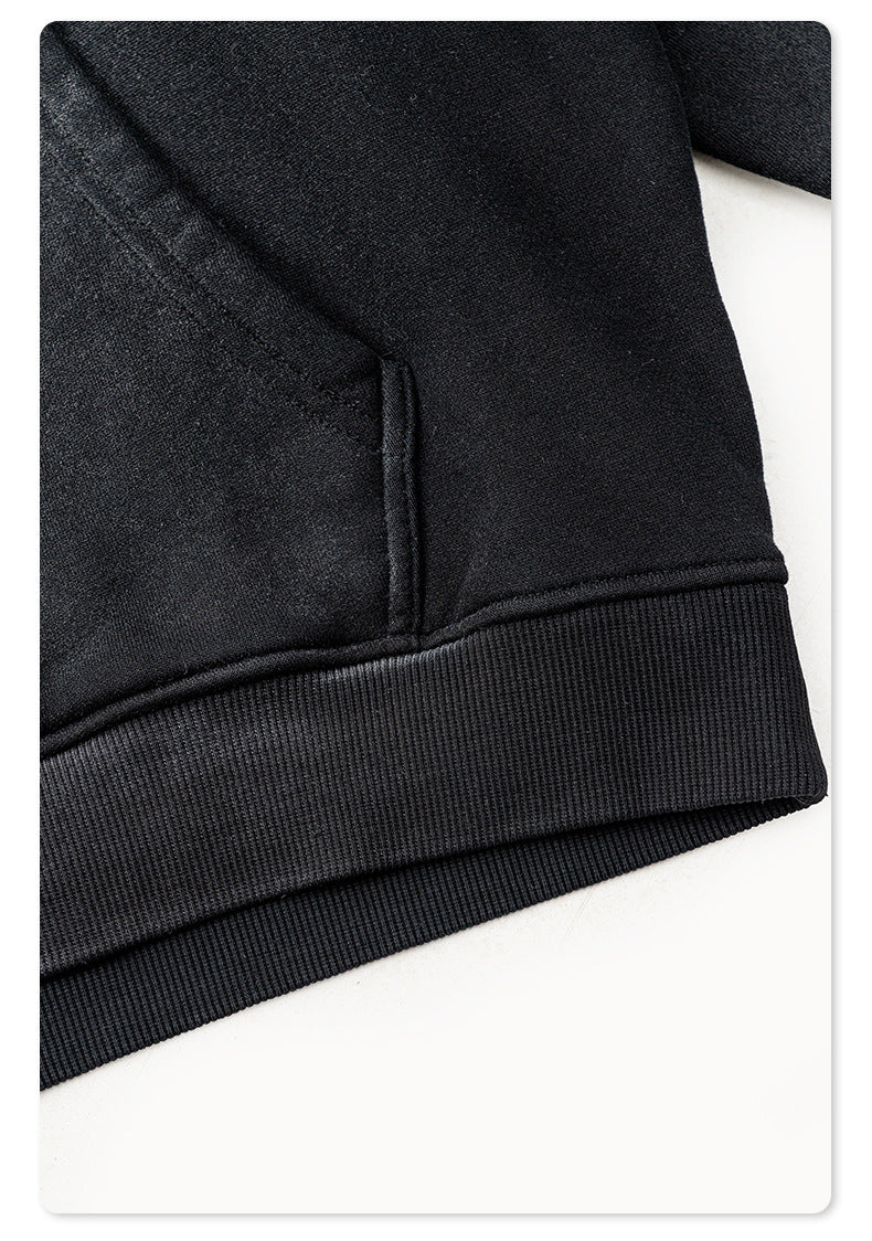 Washed Heavy Weight Print Hoodie WN7864