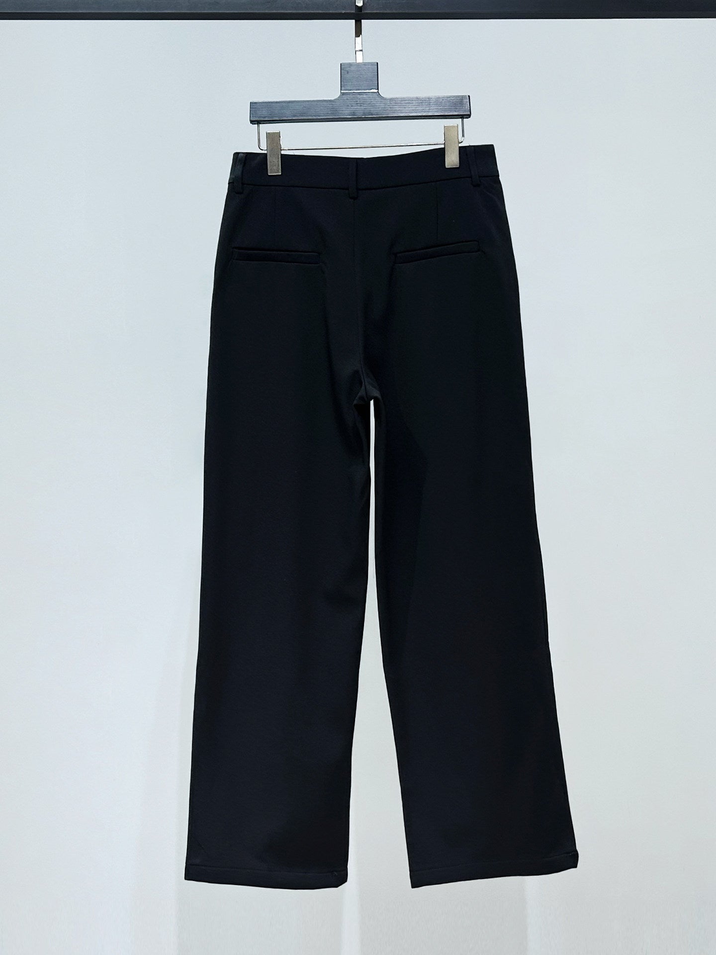 Brooch Badge Short Tailored Jacket & Straight Trousers Setup WN23902