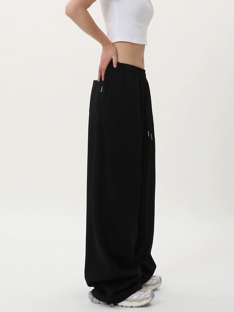 Graphic Print Wide Leg Sweatpants WN17183