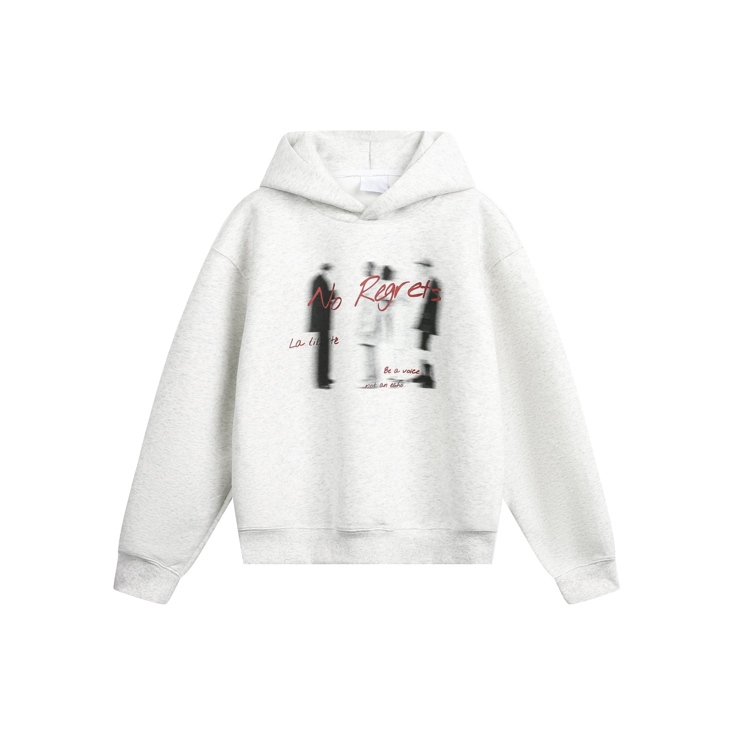 Washed Portrait Print Oversize Hoodie WN21427