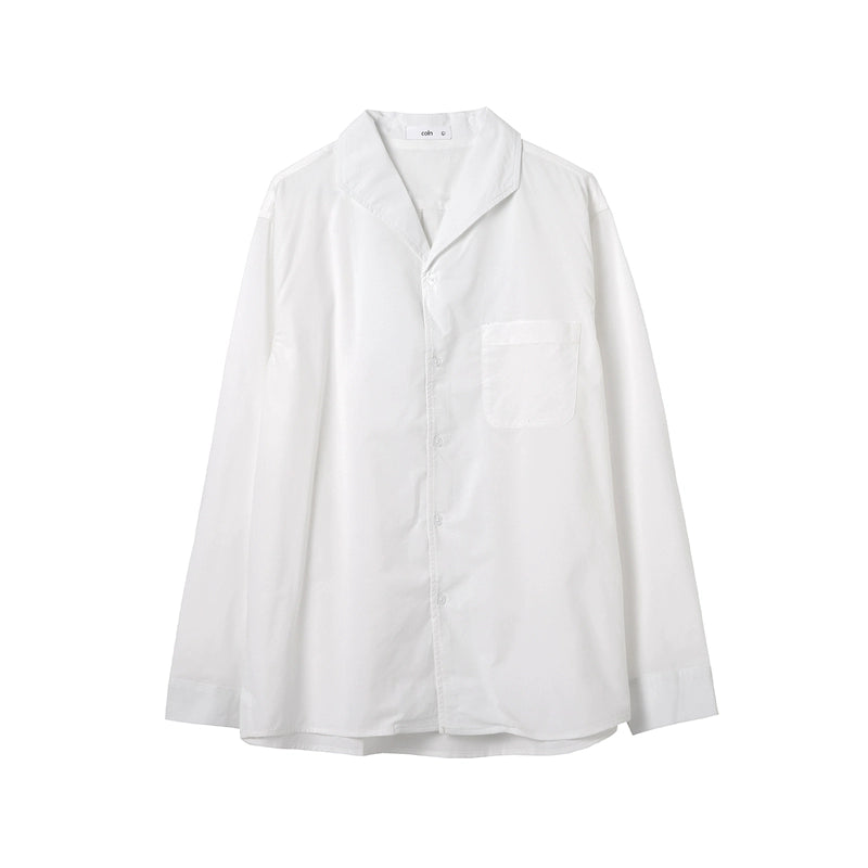 Open Collar Long Sleeve Shirt WN21656