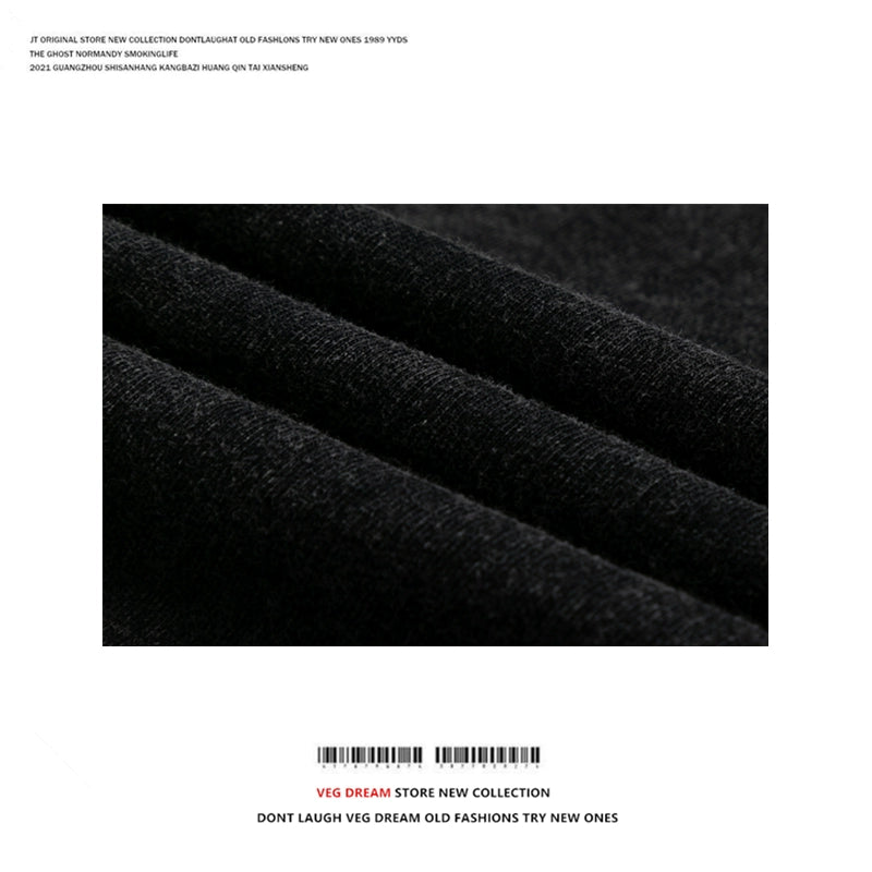 Oversize Print Damage Tank Top T-shirt WN5480