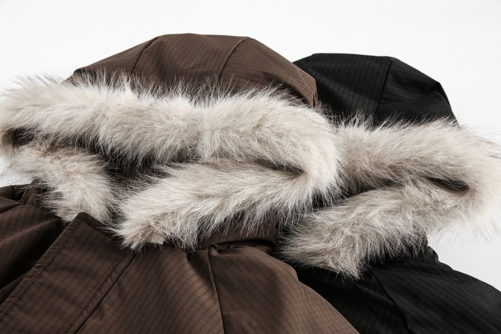Fake Fur Hooded Padded Jacket WN28079