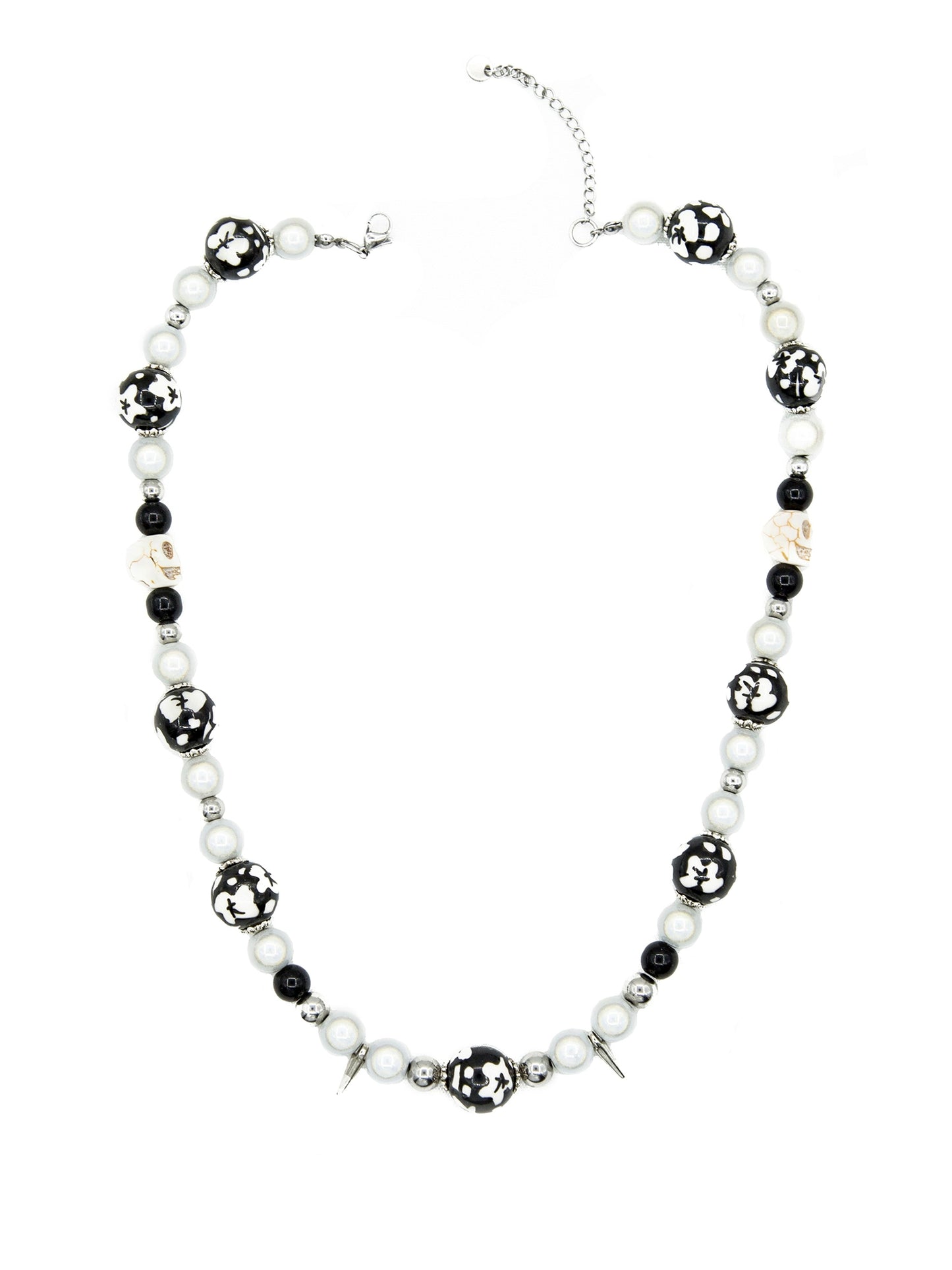 Floral Beaded Pearls Necklace WN21123