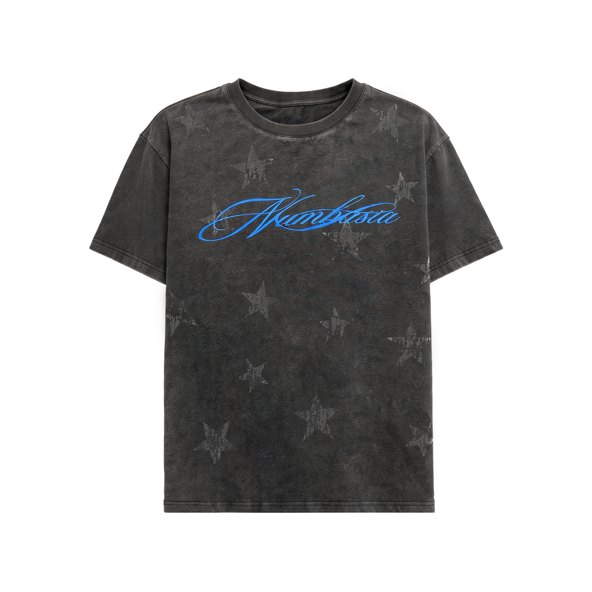 Washed Star Logo Print Short Sleeve T-Shirt WN27245