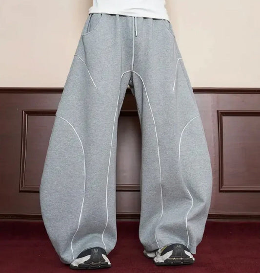 Reflective Cropped Zipper Jacket & Reflective Wide Leg Pants Setup WN27945