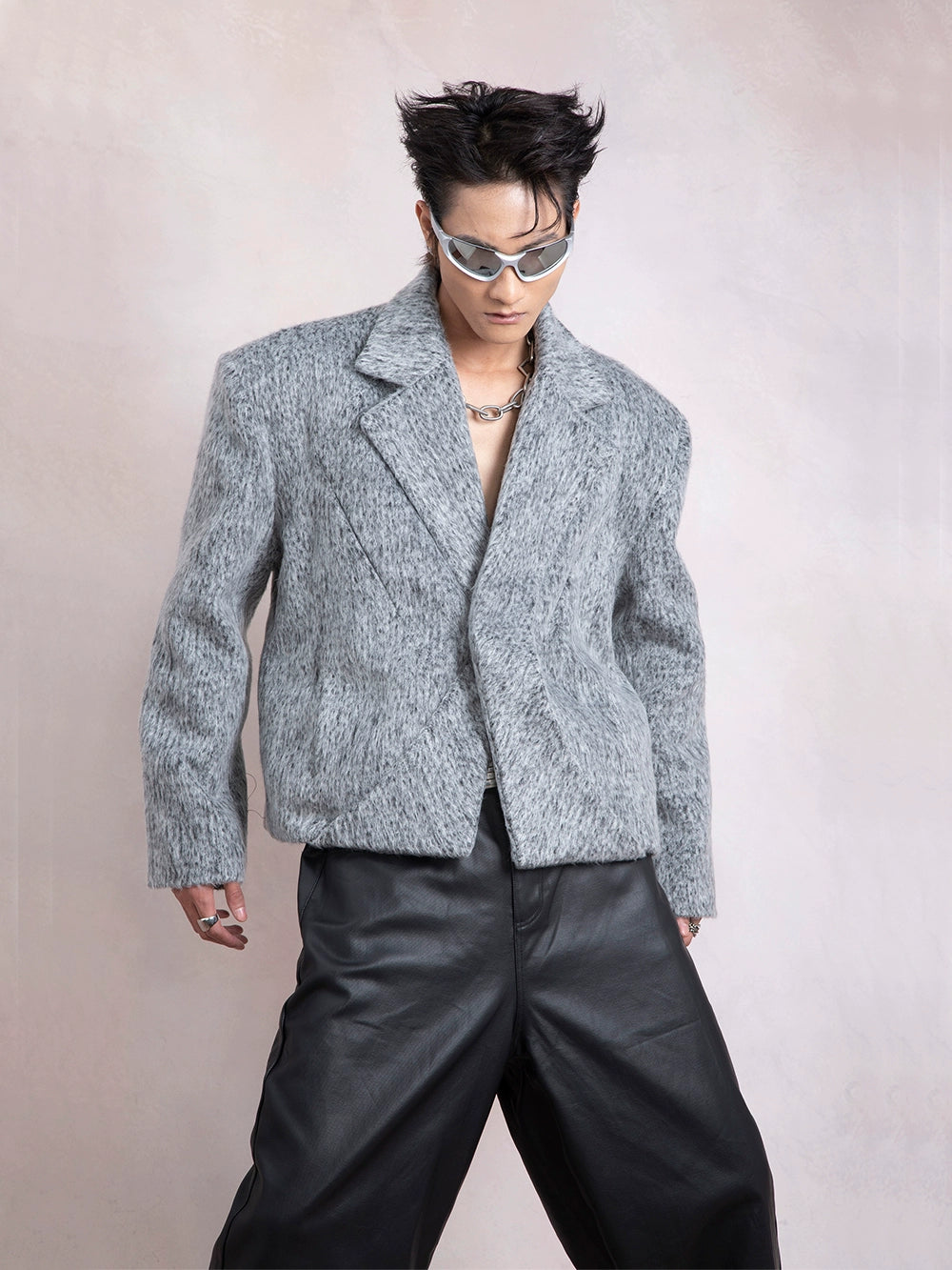 Fake Wool Thick Short Jacket WN9277 WONDER NOAH