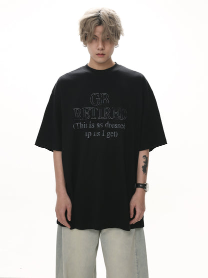 Print Oversize Casual Short Sleeve T-Shirt WN5665