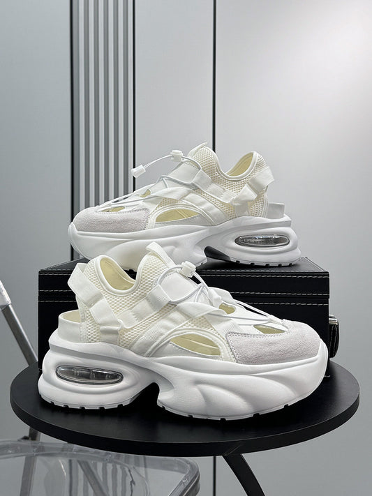 Breathable Cutout Mesh Platform Sneakers WN24800