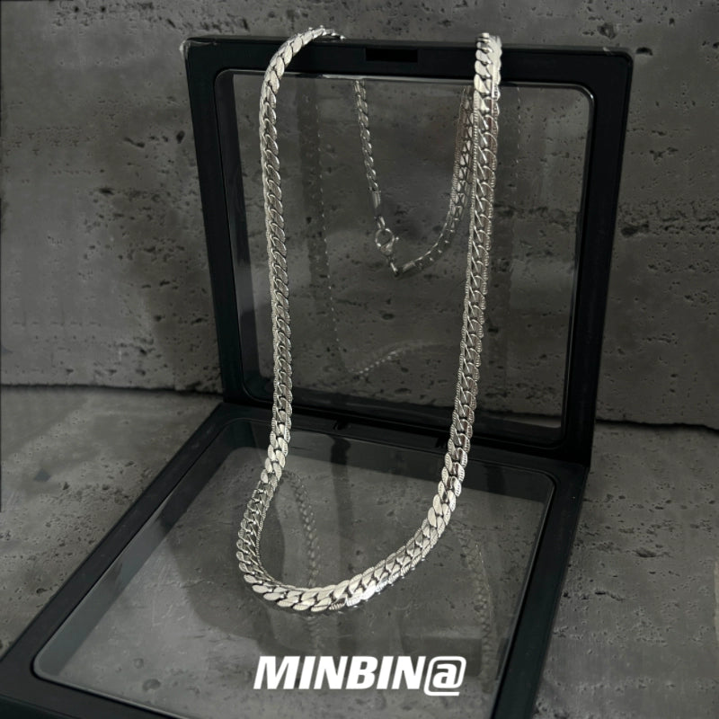 Cuban Chain Titanium Steel Necklace WN19248