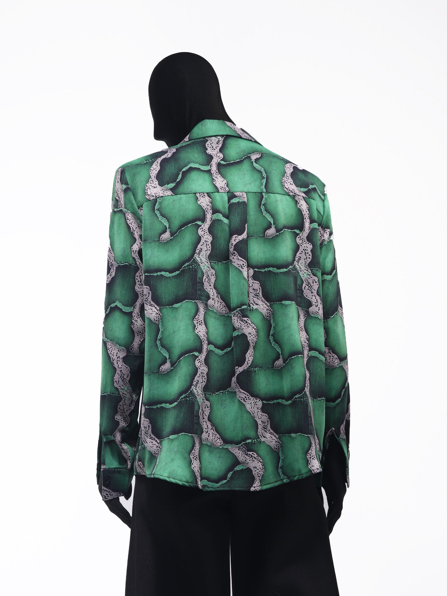 Drape Oversize Long Sleeve Shirt WN23651