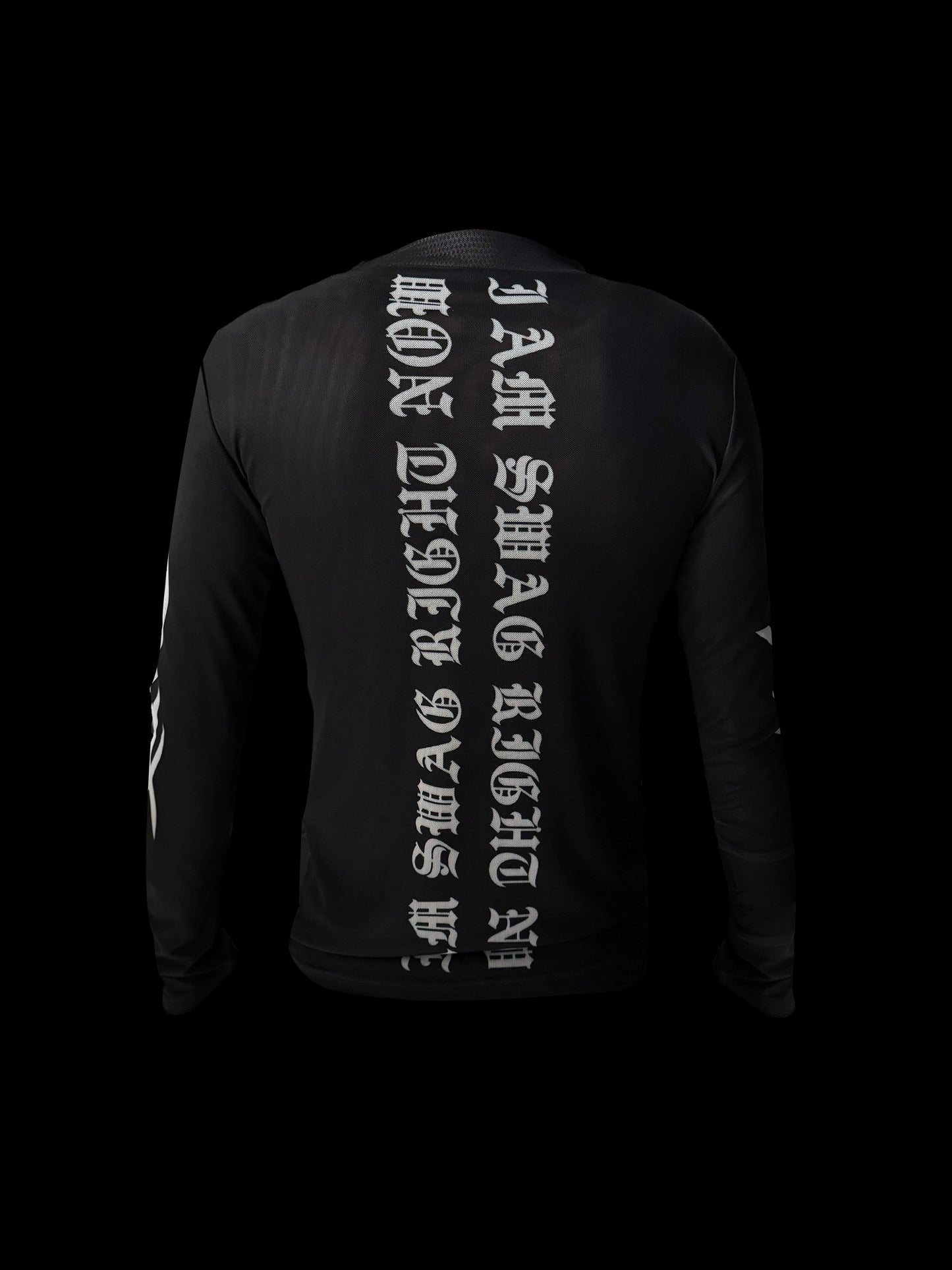 Double Layer Mesh Long Sleeve T-Shirt WN20963