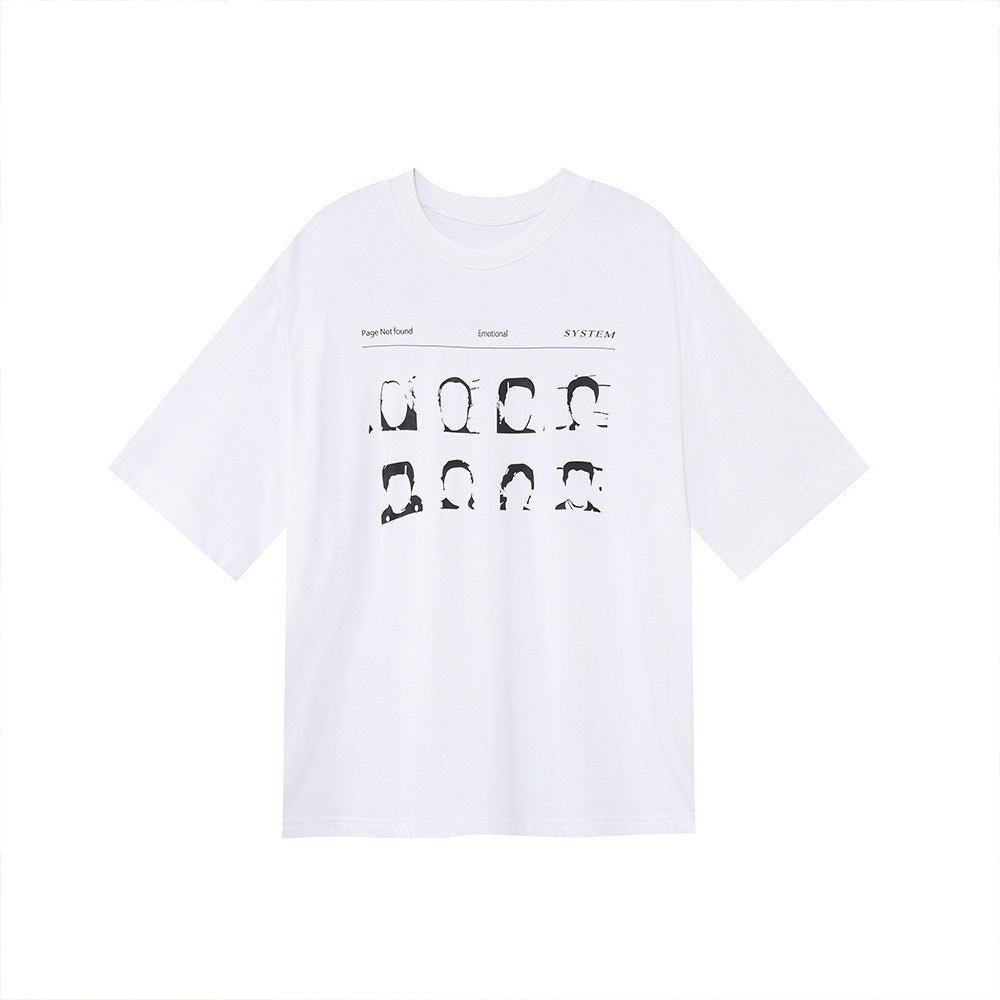 Graphic Print Oversize Short Sleeve T-Shirt WN24917