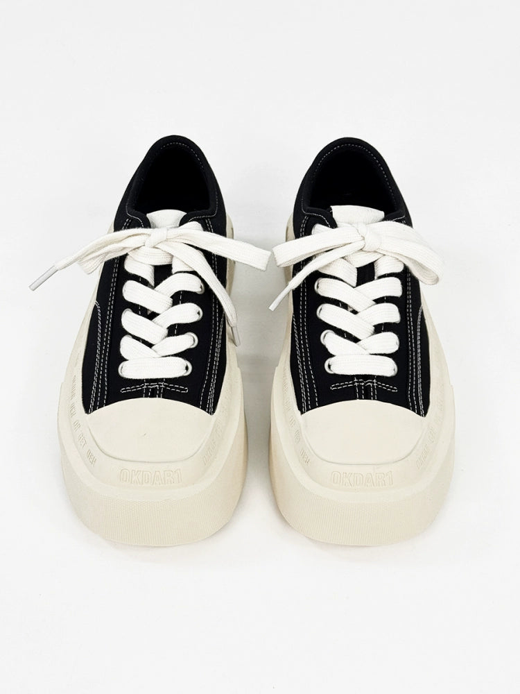 Color Block Design Canvas Sneakers WN19125