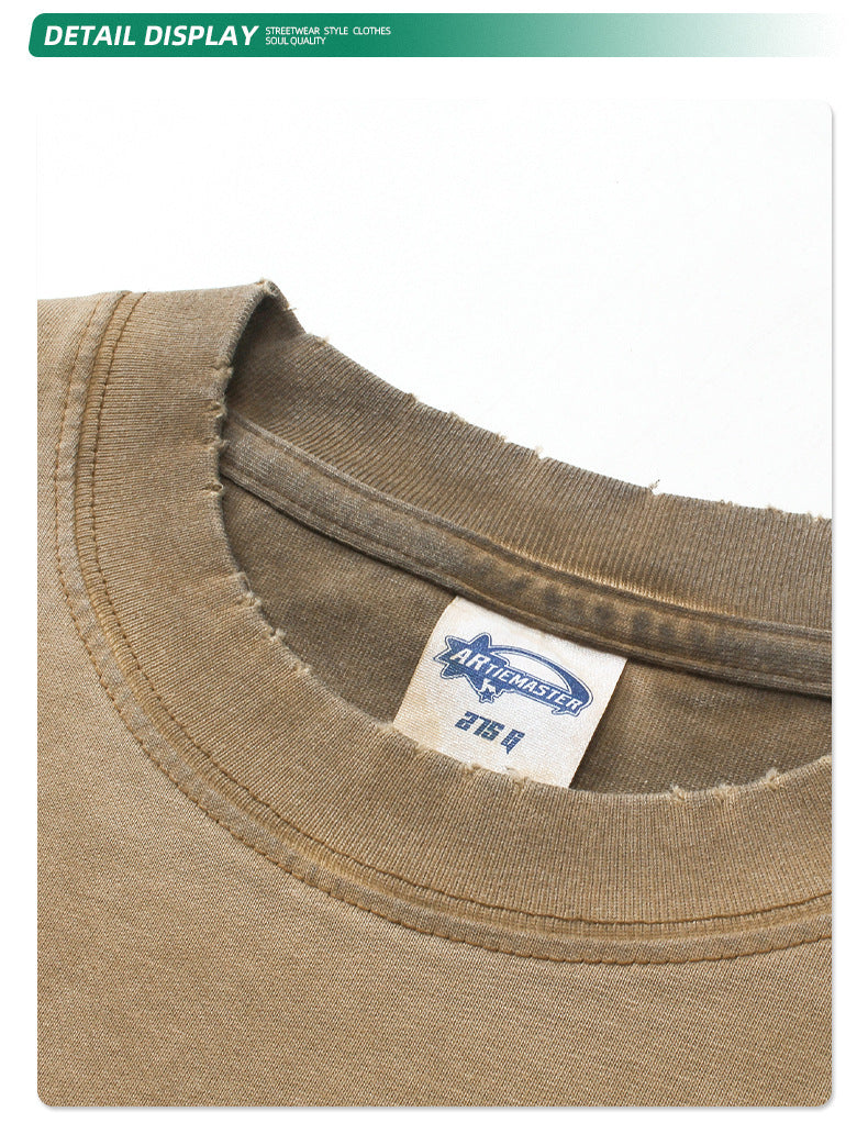 Water Washed Long Sleeve T-Shirt WN7812