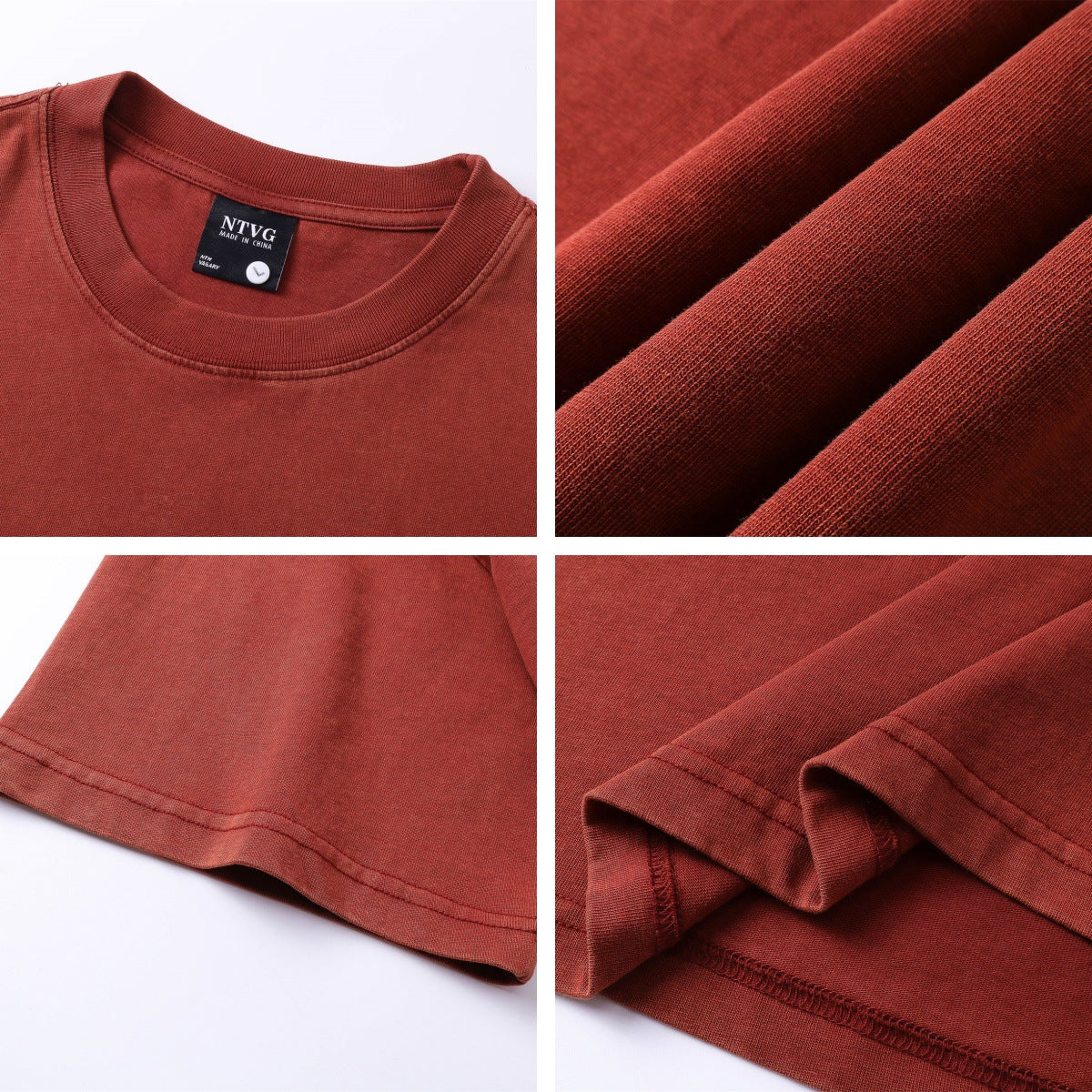 Washed Cotton Short Sleeve T-Shirt WN15061