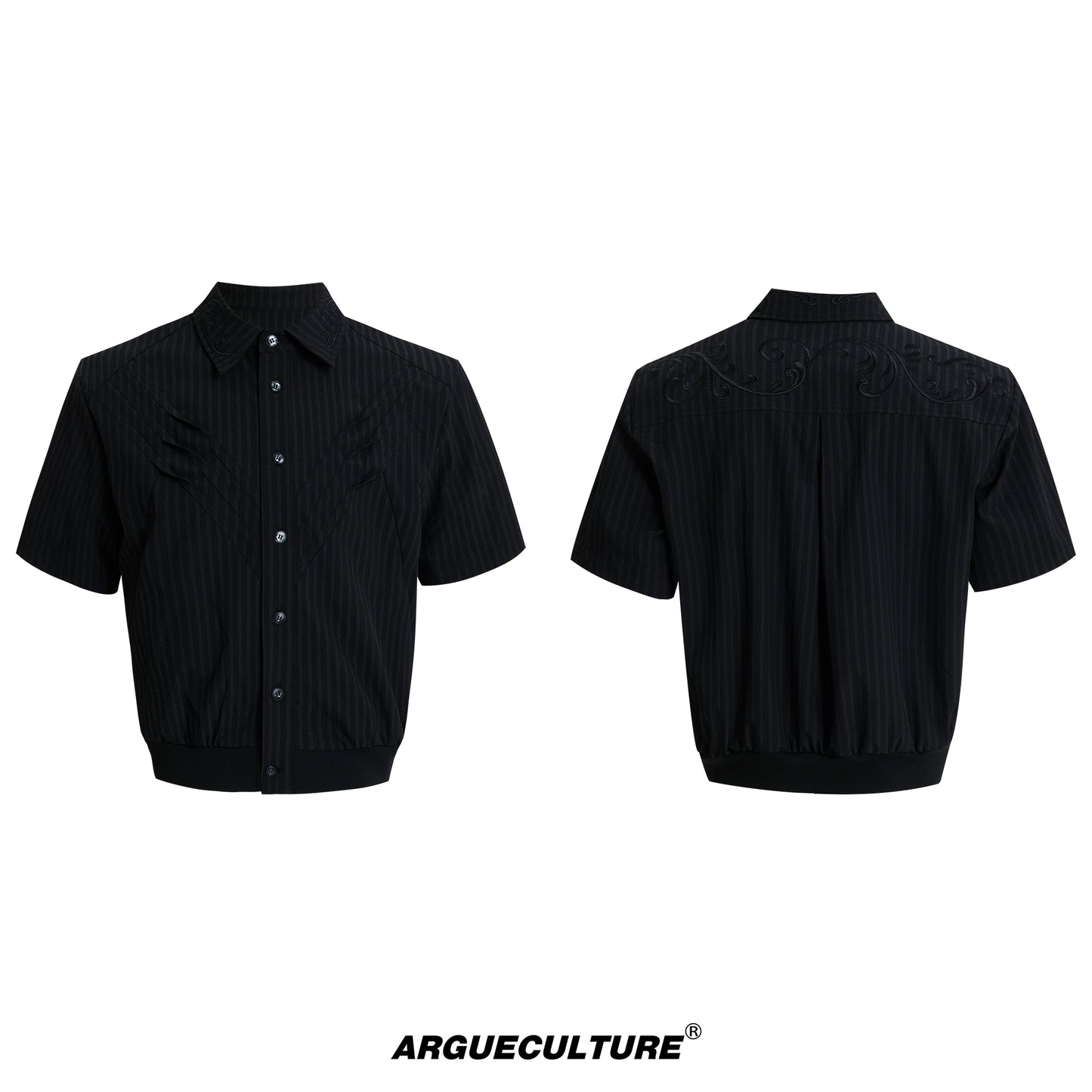 Anti-Wrinkle Embroidery Short Sleeve Shirt Jacket & Long Sleeve Shirt Jacket WN18392