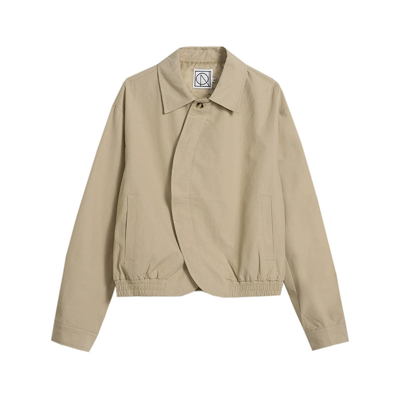 Curved Placket Short Jacket WN21657