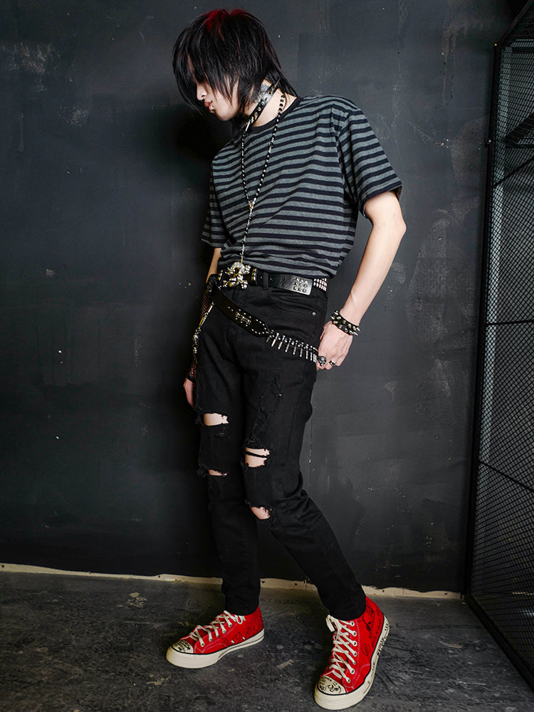 Stripe Short Sleeve T-Shirt WN16043