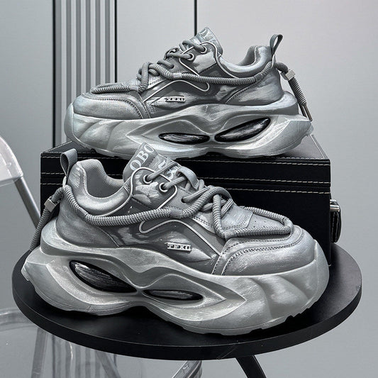 Washed Air Sole Chunky Sole Sneakers WN24626