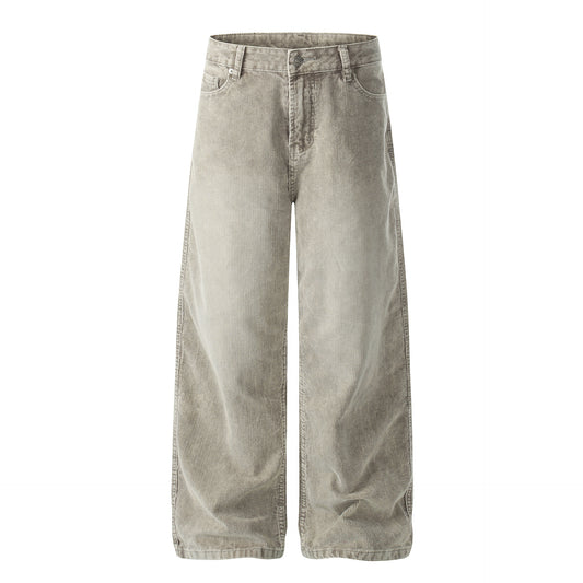 Faded Straight Denim Jeans WN25788
