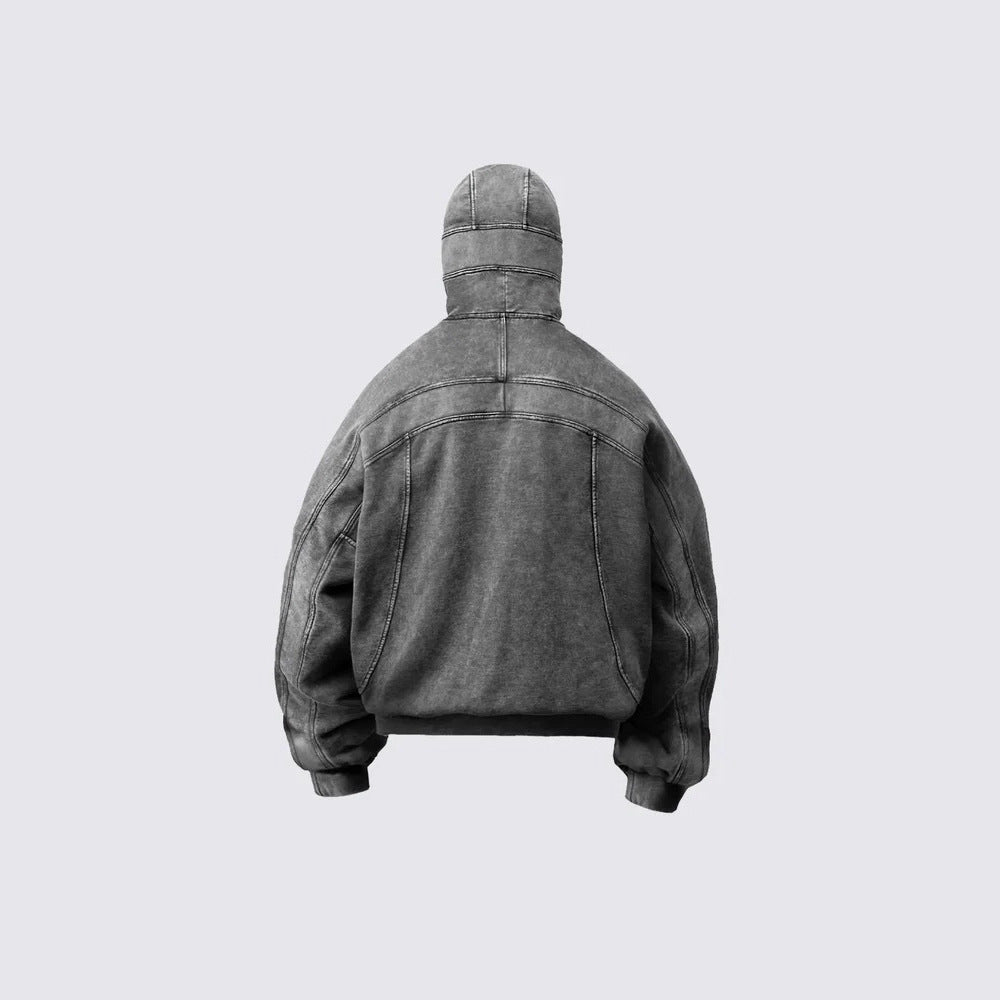 Eye-Opening Oversize Zipper Hoodie WN27936