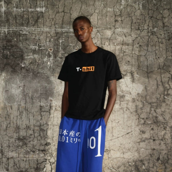 Letter Print Short Sleeve T-Shirt WN21311