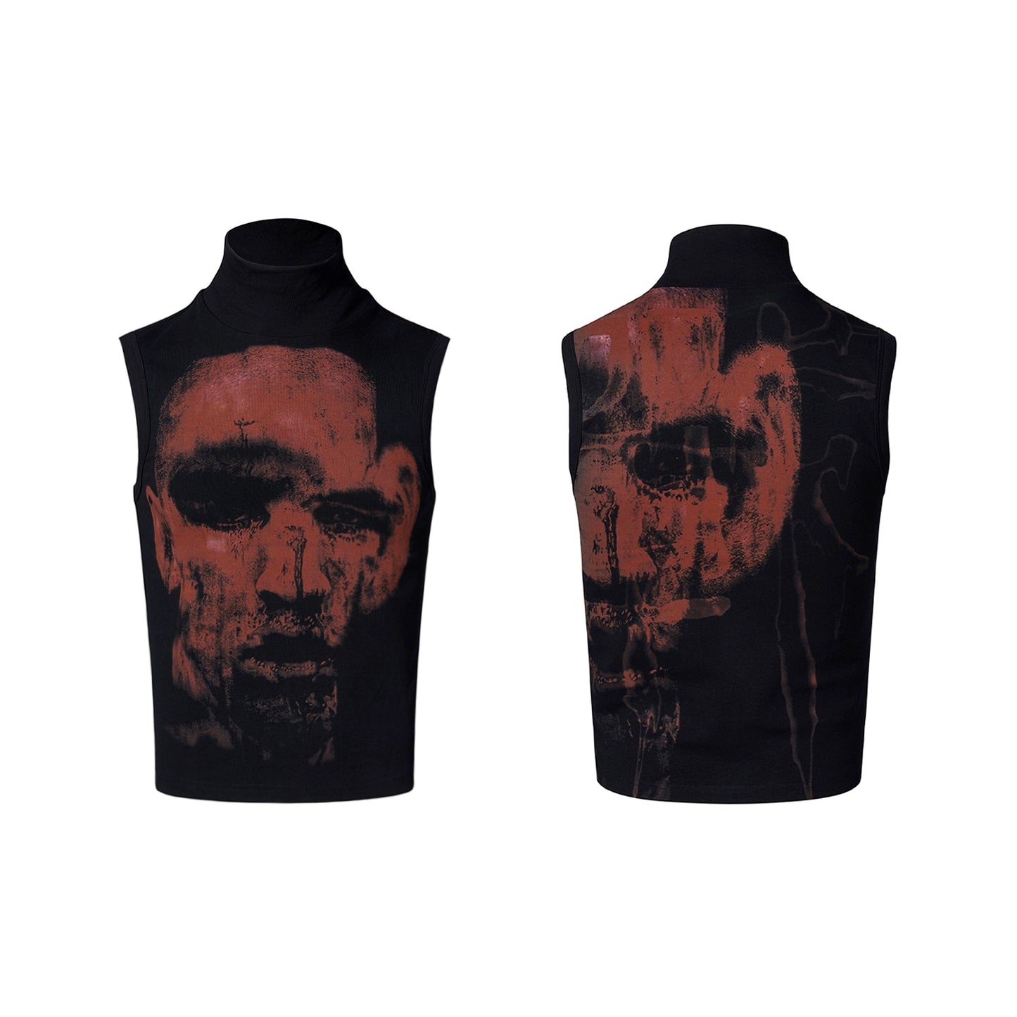 Graphic Print Sleeveless T-Shirt WN18777