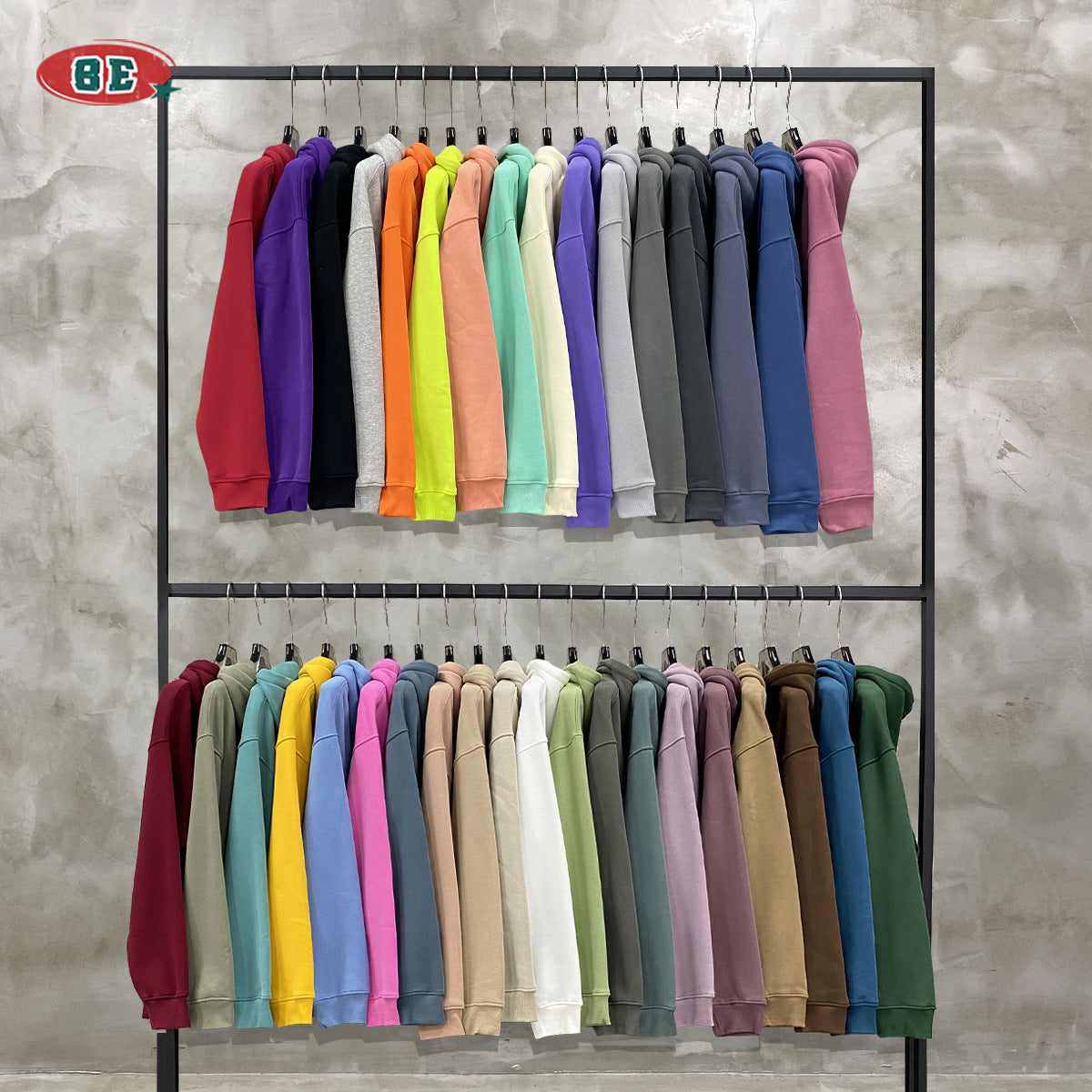 Fleece Lining Oversize Hoodie & Fleece Lining Sweatpants Setup WN9931