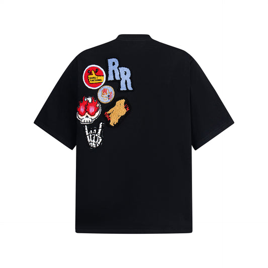 Heavyweight 8 Ball Graphic Oversize Short Sleeve T-Shirt WN26158