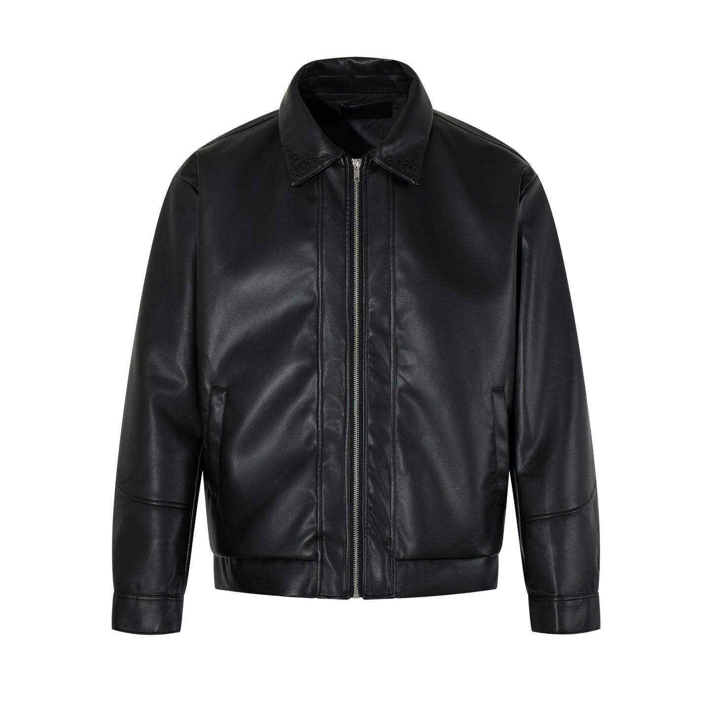 PU Leather Zipper Jacket WN21023